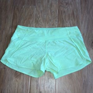 Lulu lemon running shorts size 8